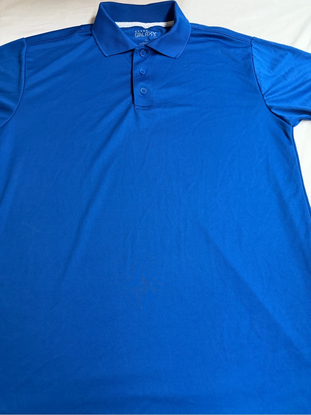 Galaxy By Harvic Men’s Royal Blue Performance Polo Shirt